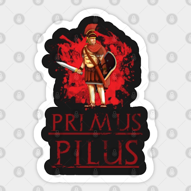 Primus Pilus Roman Legionary Sticker by Styr Designs